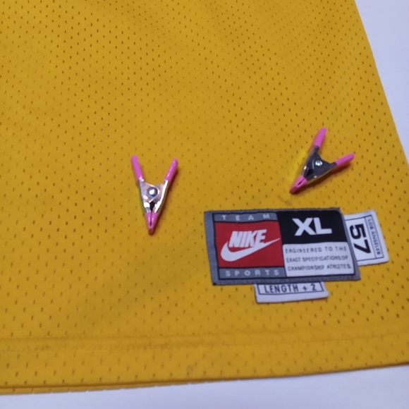 MEN'S VTG NIKE REWIND GARY PAYTON #20 L.A. LAKERS JERSEY 57 GOLD XL +2 READ - Picture 7 of 7